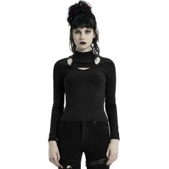 PUNK RAVE Top à Manches Longues 'Gehenna' Noir 28 PUNK RAVE Top à Manches Longues 'Gehenna' Noir -ALCHEMY GOTHIC shop top a manches longues gehenna noir 9