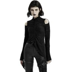 PUNK RAVE Top à Manches Longues 'Isolde' Noir 23 PUNK RAVE Top à Manches Longues 'Isolde' Noir -ALCHEMY GOTHIC shop top a manches longues isolde noir 1