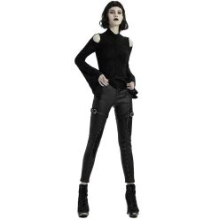 PUNK RAVE Top à Manches Longues 'Isolde' Noir 32 PUNK RAVE Top à Manches Longues 'Isolde' Noir -ALCHEMY GOTHIC shop top a manches longues isolde noir 10