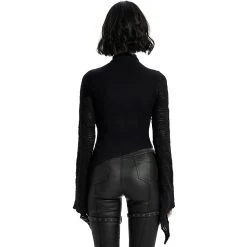 PUNK RAVE Top à Manches Longues 'Isolde' Noir 24 PUNK RAVE Top à Manches Longues 'Isolde' Noir -ALCHEMY GOTHIC shop top a manches longues isolde noir 2