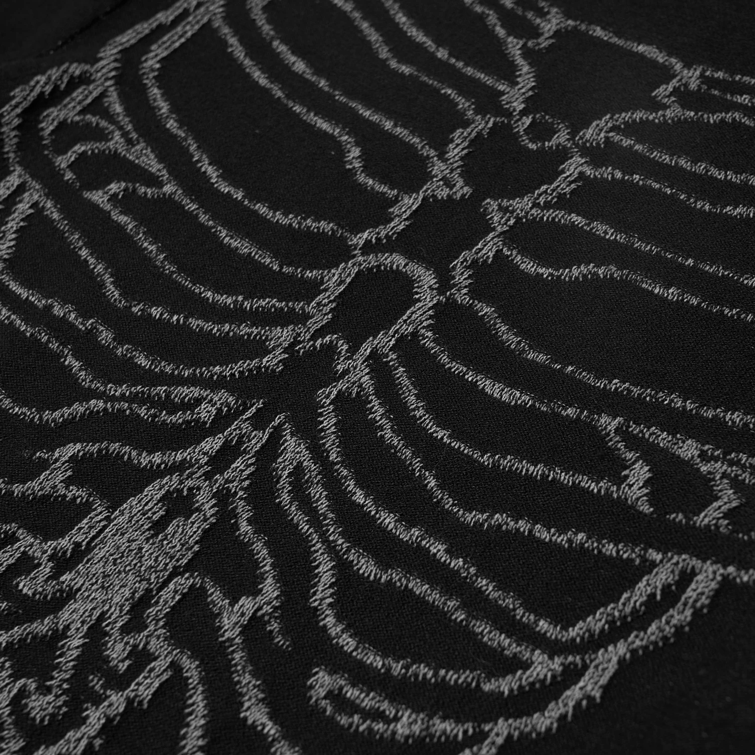 PUNK RAVE Top Asymétrique 'Rib Cage' Noir 17 PUNK RAVE Top Asymétrique 'Rib Cage' Noir – Image 15