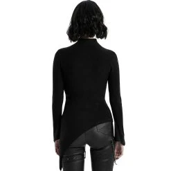 PUNK RAVE Top Asymétrique 'Rib Cage' Noir 21 PUNK RAVE Top Asymétrique 'Rib Cage' Noir -ALCHEMY GOTHIC shop top asymetrique rib cage noir 2