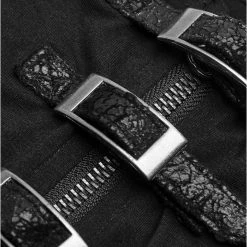 PUNK RAVE Top 'Control Freak' Noir -ALCHEMY GOTHIC shop top control freak noir 14