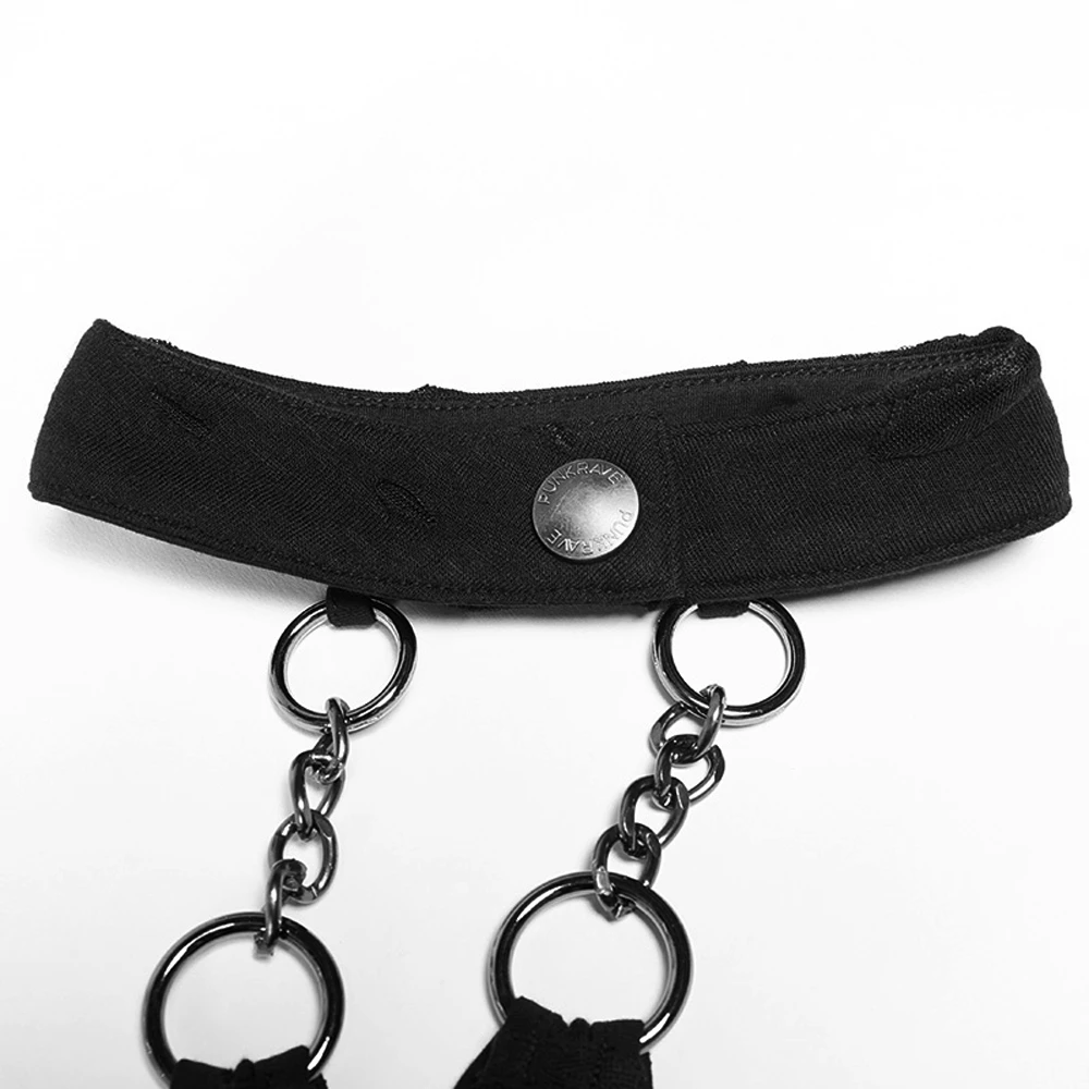 PUNK RAVE Top 'Destruction Unit' Noir 11 PUNK RAVE Top 'Destruction Unit' Noir – Image 9