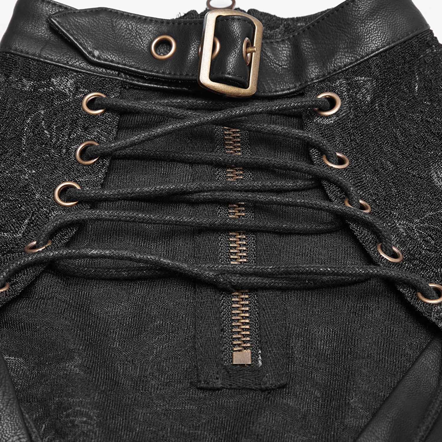 PUNK RAVE Top 'Doomed Rose' Noir 11 PUNK RAVE Top 'Doomed Rose' Noir – Image 9