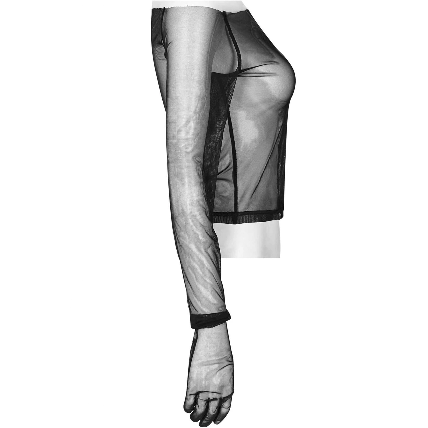 PUNK RAVE Top 'Enigma' En Résille Noire 10 PUNK RAVE Top 'Enigma' En Résille Noire – Image 8