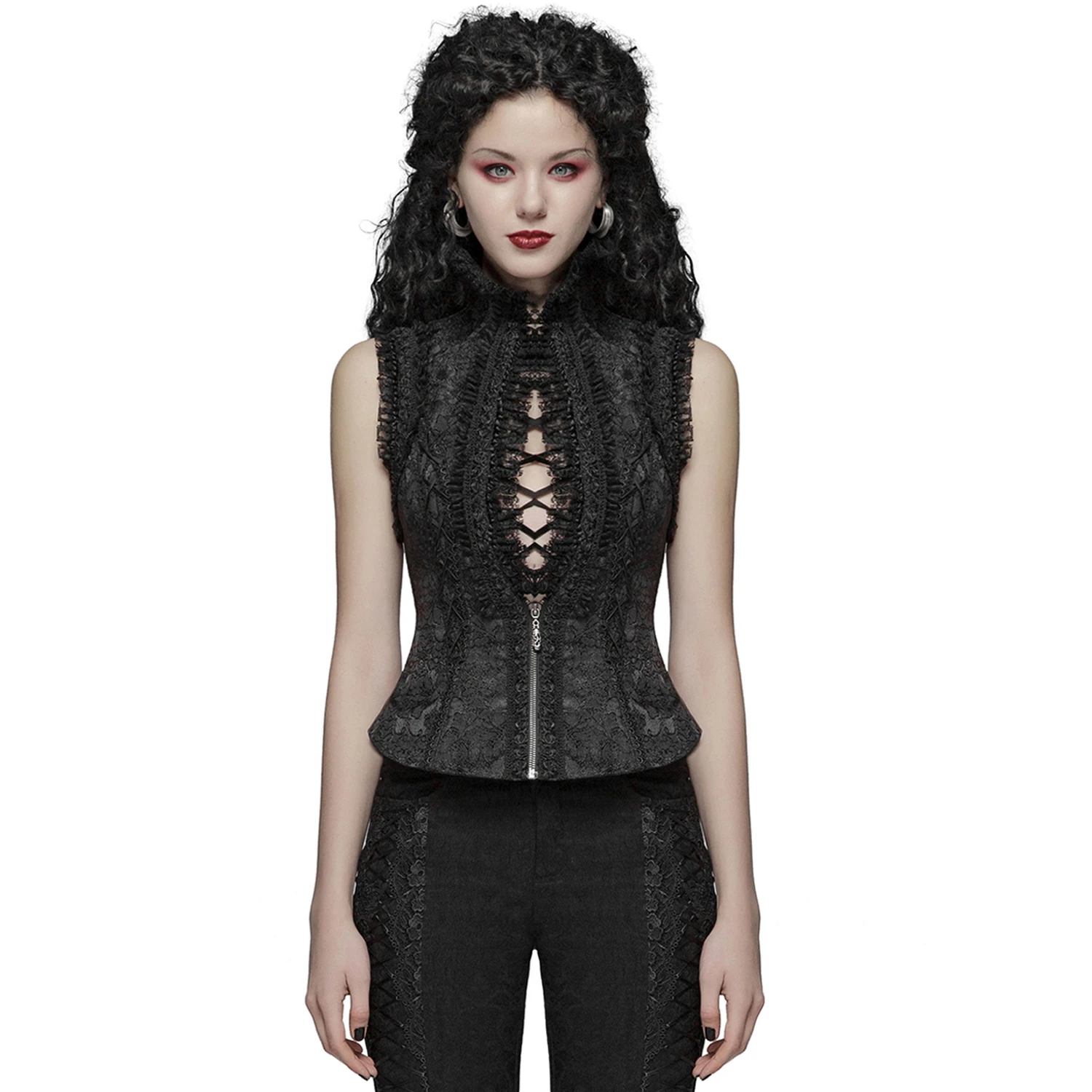 Pyon Pyon Top Sans Manches 'Adelaide' Noir 4 Pyon Pyon Top Sans Manches 'Adelaide' Noir – Image 2