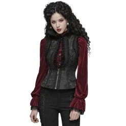 Pyon Pyon Top Sans Manches 'Adelaide' Noir 18 Pyon Pyon Top Sans Manches 'Adelaide' Noir -ALCHEMY GOTHIC shop top sans manches adelaide noir 4