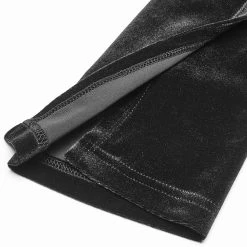 PUNK RAVE Top 'Solstice' En Velours Noir -ALCHEMY GOTHIC shop top solstice en velours noir 11