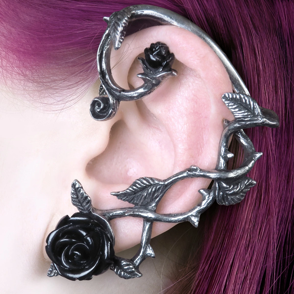 ALCHEMY GOTHIC Tour D'Oreille 'Black Rose' 4 ALCHEMY GOTHIC Tour D'Oreille 'Black Rose' – Image 2