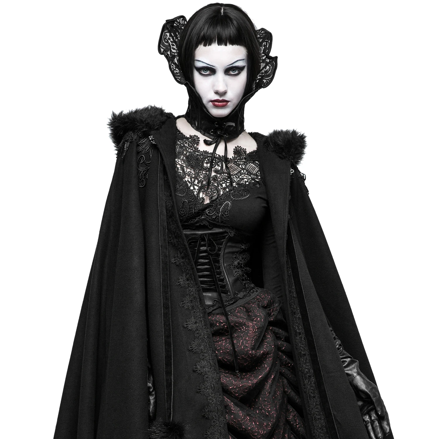 PUNK RAVE Tour De Cou 'Médicis' En Dentelle Noire 4 PUNK RAVE Tour De Cou 'Médicis' En Dentelle Noire – Image 2