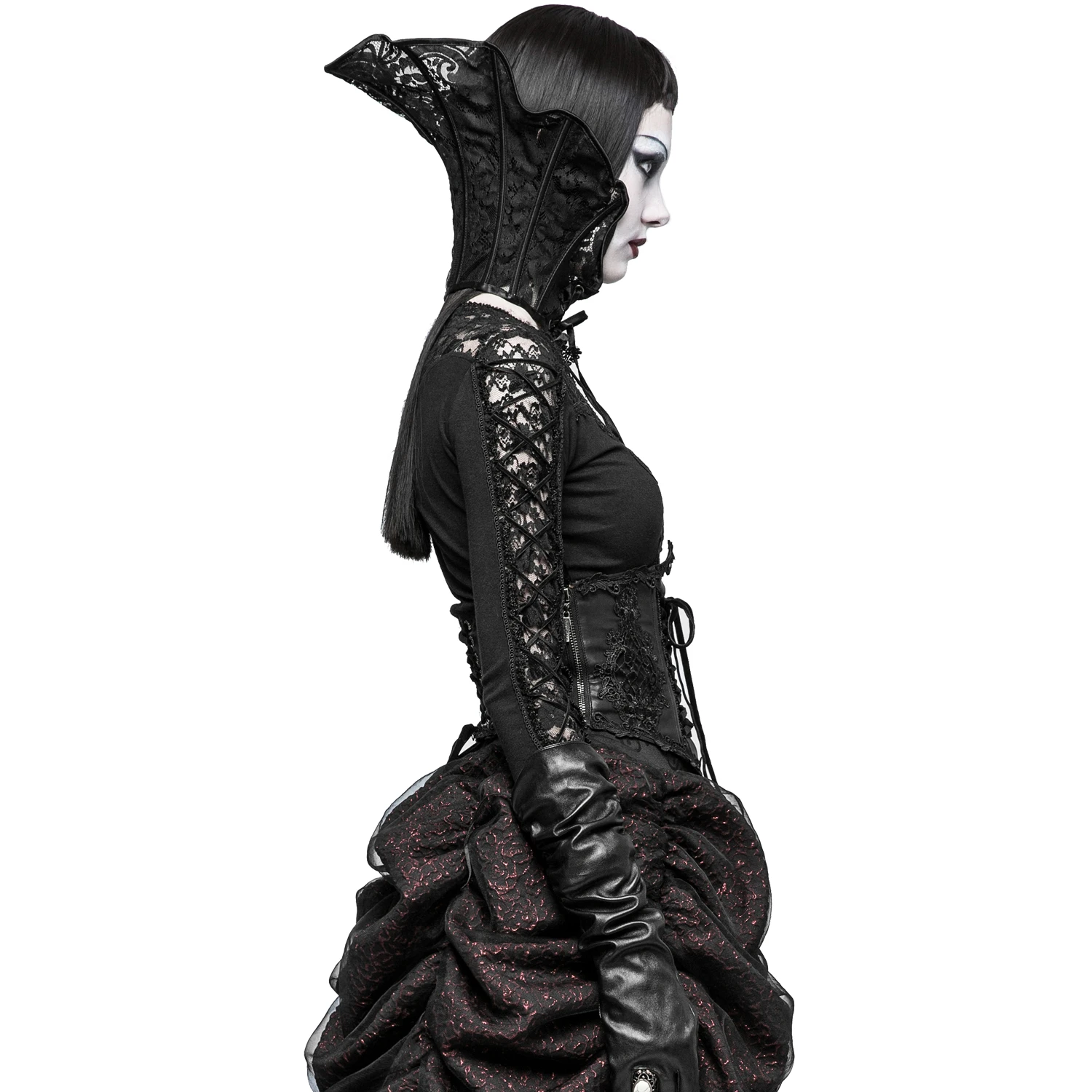 PUNK RAVE Tour De Cou 'Médicis' En Dentelle Noire 6 PUNK RAVE Tour De Cou 'Médicis' En Dentelle Noire – Image 4