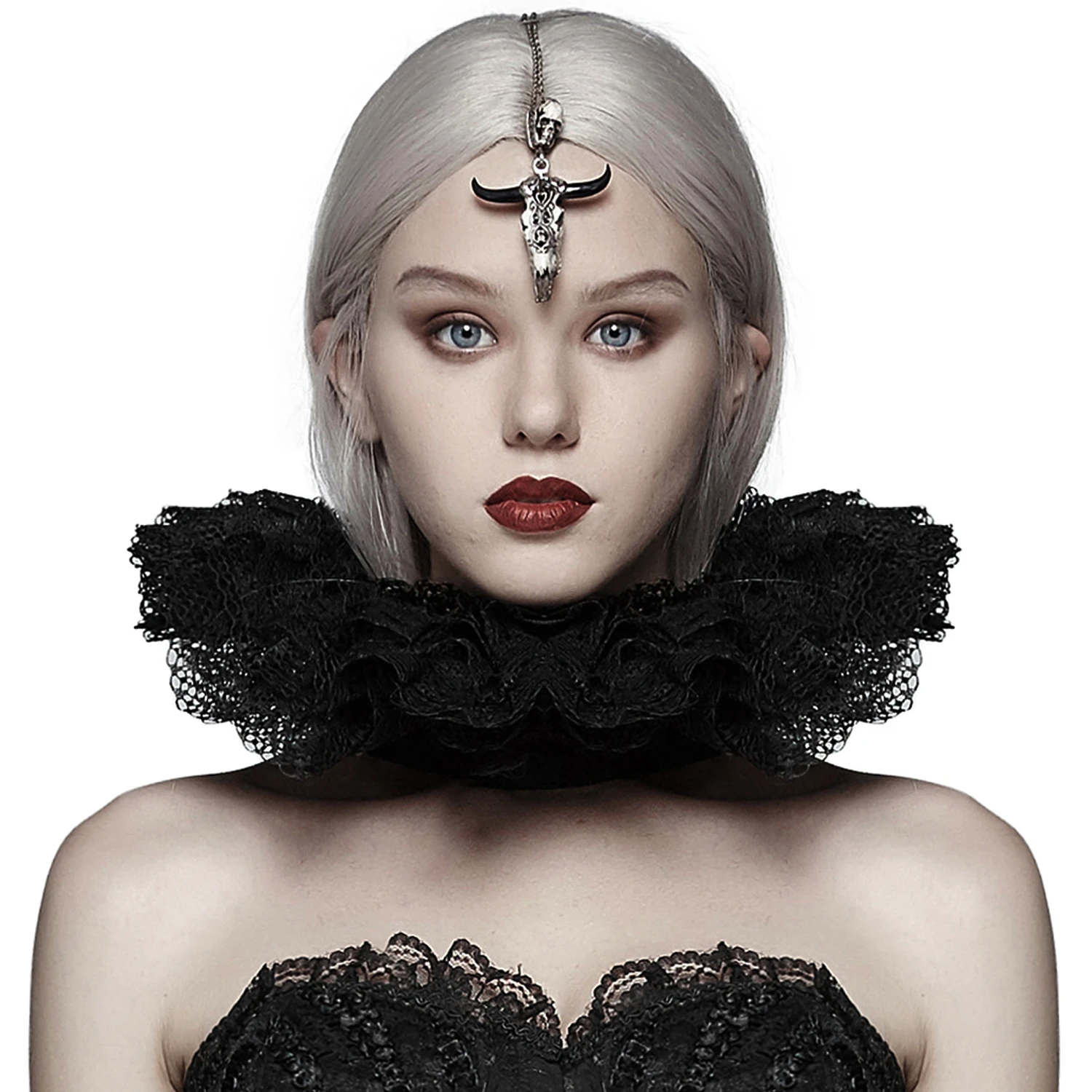 PUNK RAVE Tour De Cou 'Victoria' En Dentelle Noire 4 PUNK RAVE Tour De Cou 'Victoria' En Dentelle Noire – Image 2