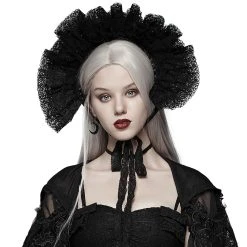 PUNK RAVE Tour De Cou 'Victoria' En Dentelle Noire 15 PUNK RAVE Tour De Cou 'Victoria' En Dentelle Noire -ALCHEMY GOTHIC shop tour de cou victoria en dentelle noire 3