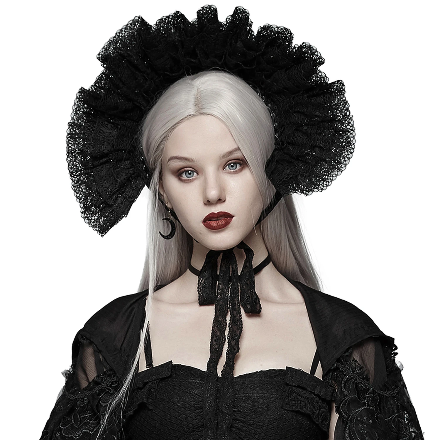 PUNK RAVE Tour De Cou 'Victoria' En Dentelle Noire 6 PUNK RAVE Tour De Cou 'Victoria' En Dentelle Noire – Image 4