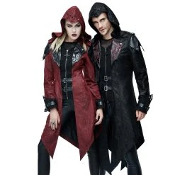 DEVIL FASHION Veste à Capuche 'Assassins Creed' Noire -ALCHEMY GOTHIC shop veste a capuche assassins creed noire 10