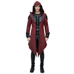 DEVIL FASHION Veste à Capuche 'Assassins Creed' Rouge -ALCHEMY GOTHIC shop veste a capuche assassins creed rouge 5