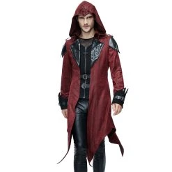 DEVIL FASHION Veste à Capuche 'Assassins Creed' Rouge -ALCHEMY GOTHIC shop veste a capuche assassins creed rouge 7