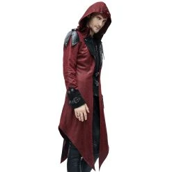 DEVIL FASHION Veste à Capuche 'Assassins Creed' Rouge -ALCHEMY GOTHIC shop veste a capuche assassins creed rouge 8