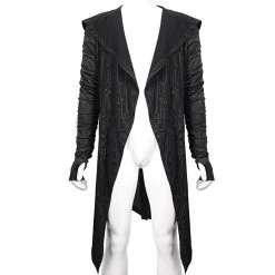DEVIL FASHION Veste à Capuche 'Cyber Game' Noire -ALCHEMY GOTHIC shop veste a capuche cyber game noire 12
