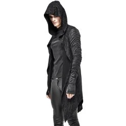 DEVIL FASHION Veste à Capuche 'Cyber Game' Noire -ALCHEMY GOTHIC shop veste a capuche cyber game noire 2