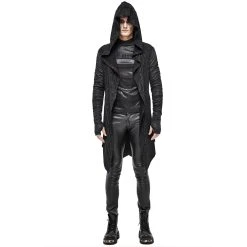 DEVIL FASHION Veste à Capuche 'Cyber Game' Noire -ALCHEMY GOTHIC shop veste a capuche cyber game noire 6
