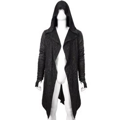 DEVIL FASHION Veste à Capuche 'Cyber Game' Noire -ALCHEMY GOTHIC shop veste a capuche cyber game noire 9