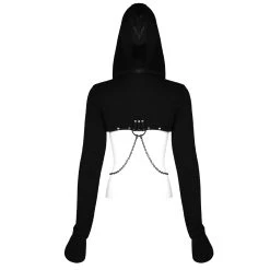 PUNK RAVE Veste Boléro 'Dark Doll' Noire 29 PUNK RAVE Veste Boléro 'Dark Doll' Noire -ALCHEMY GOTHIC shop veste bolero dark doll noire 10