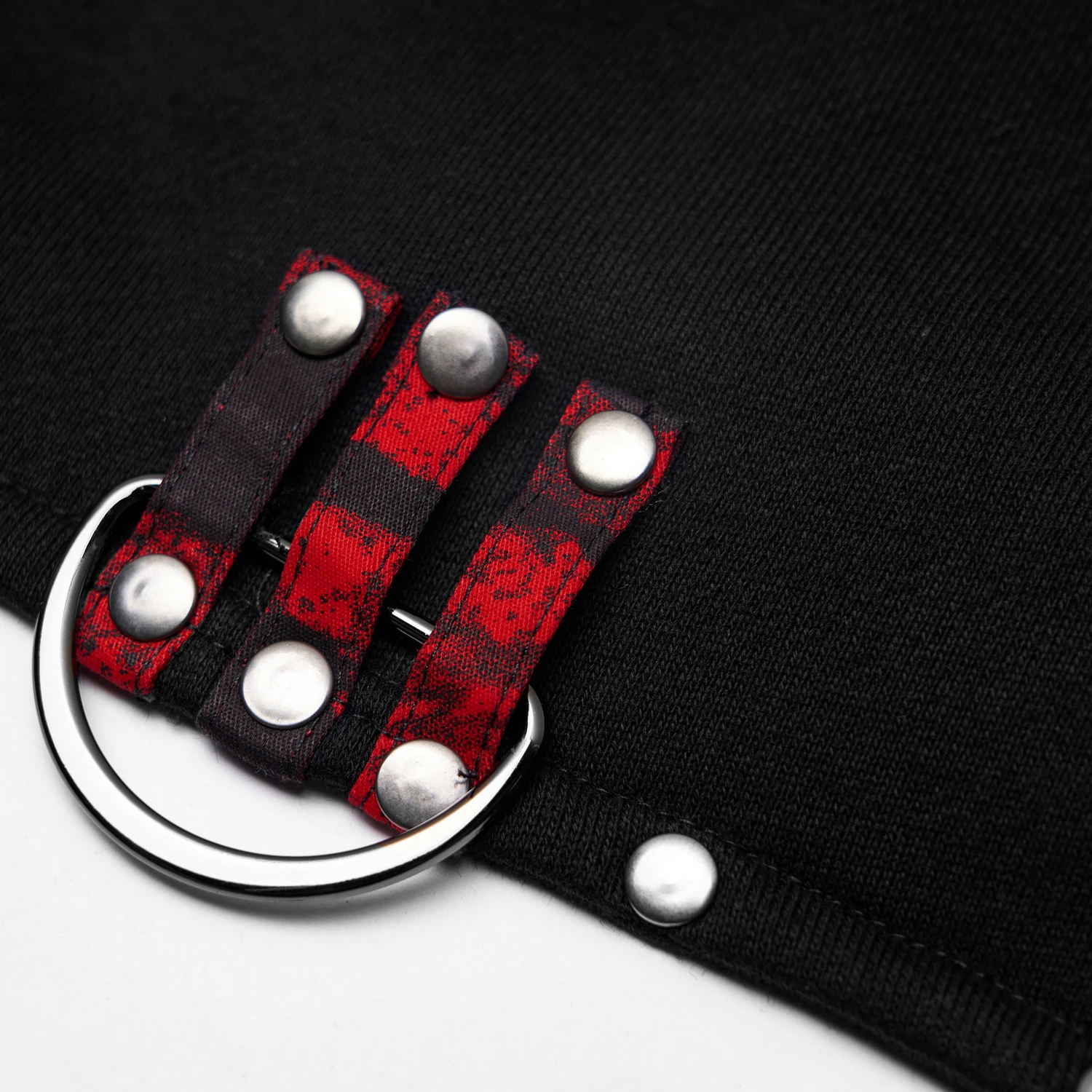 PUNK RAVE Veste Boléro 'Dark Doll' Noire Et Rouge 19 PUNK RAVE Veste Boléro 'Dark Doll' Noire Et Rouge – Image 17