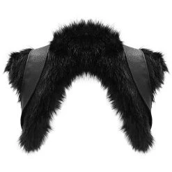 DEVIL FASHION Veste D'Hiver à Capuche 'Soldier' Noire -ALCHEMY GOTHIC shop veste d hiver a capuche soldier noire 12