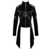 DEVIL FASHION Veste 'Draven' En Simili Cuir Noir 1 DEVIL FASHION Veste 'Draven' En Simili Cuir Noir -ALCHEMY GOTHIC shop veste draven en simili cuir noir
