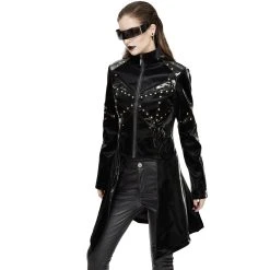 DEVIL FASHION Veste 'Draven' En Simili Cuir Noir -ALCHEMY GOTHIC shop veste draven en simili cuir noir 8