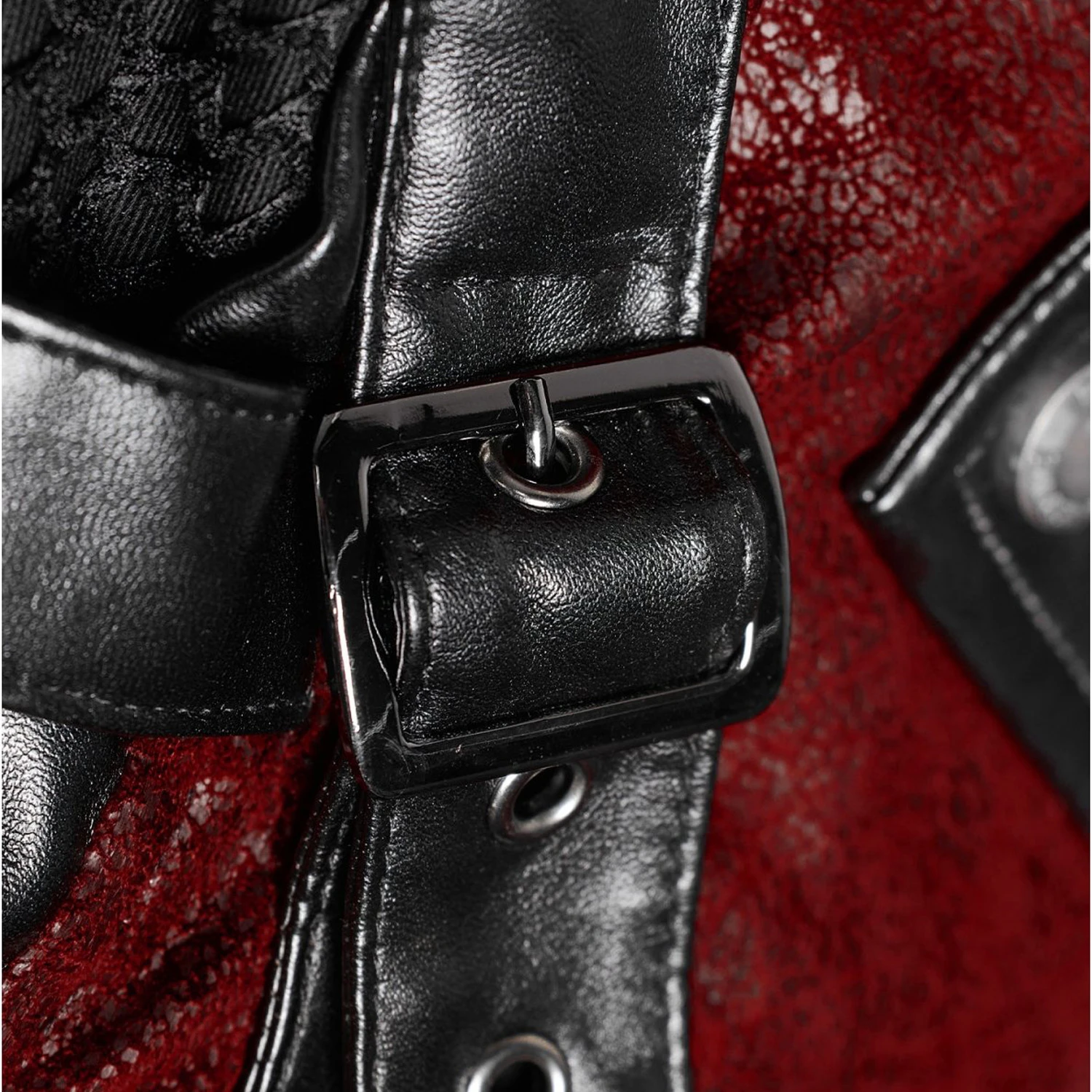 PUNK RAVE Veste Femme 'Poisonblack' Rouge 16 PUNK RAVE Veste Femme 'Poisonblack' Rouge – Image 15