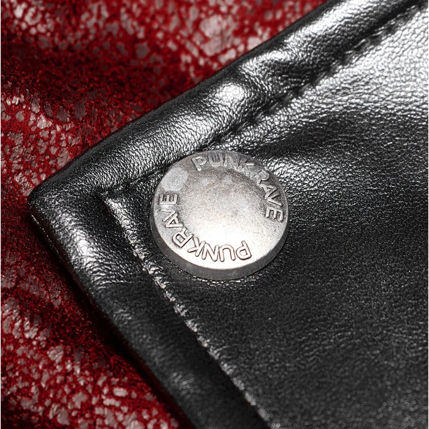 PUNK RAVE Veste Femme 'Poisonblack' Rouge 17 PUNK RAVE Veste Femme 'Poisonblack' Rouge – Image 16