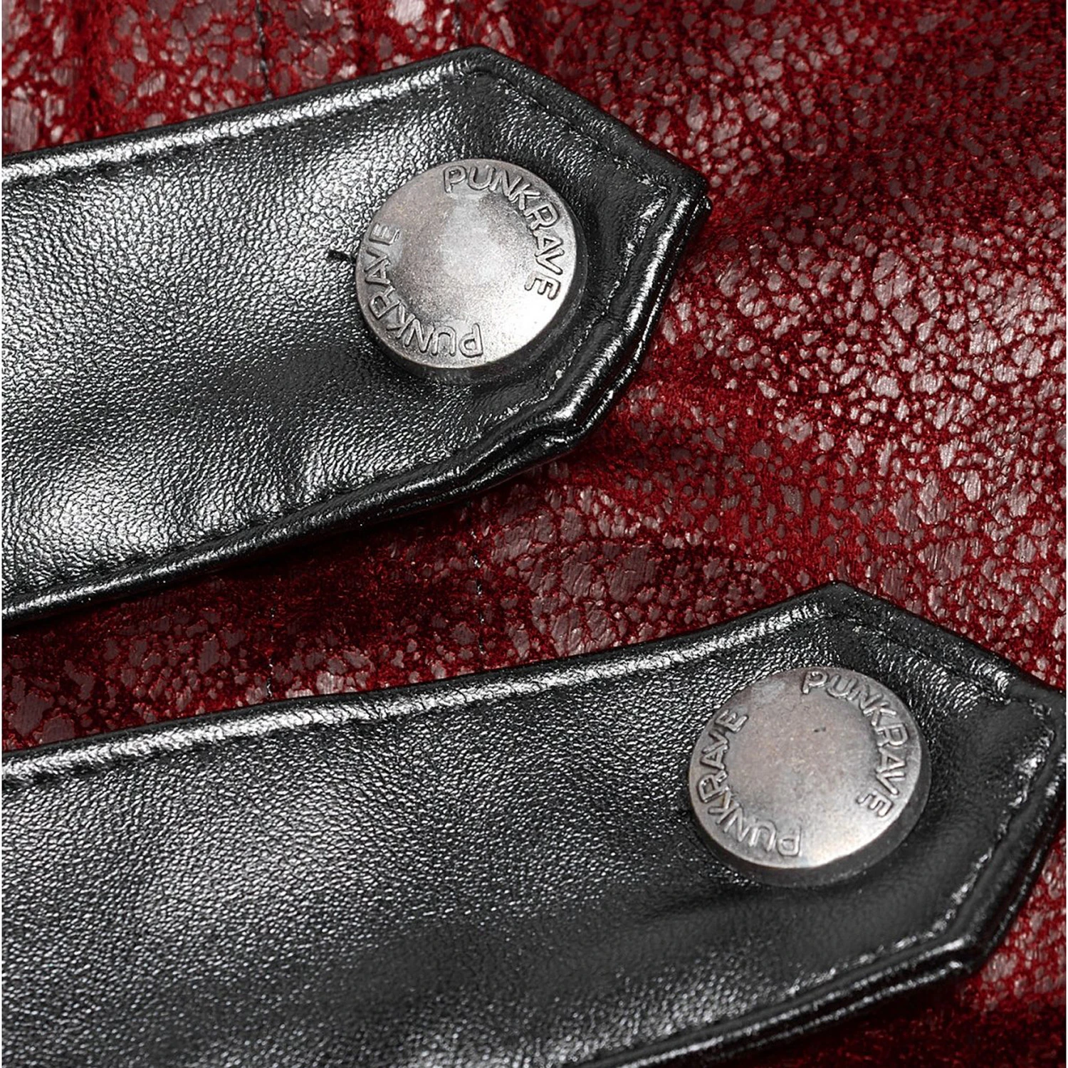 PUNK RAVE Veste Femme 'Poisonblack' Rouge 18 PUNK RAVE Veste Femme 'Poisonblack' Rouge – Image 17