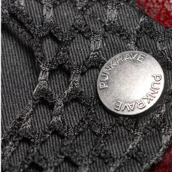 PUNK RAVE Veste Femme 'Poisonblack' Rouge 38 PUNK RAVE Veste Femme 'Poisonblack' Rouge -ALCHEMY GOTHIC shop veste femme poisonblack rouge 17