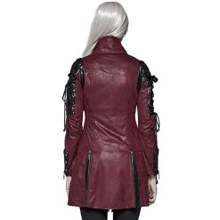 PUNK RAVE Veste Femme 'Poisonblack' Rouge 23 PUNK RAVE Veste Femme 'Poisonblack' Rouge -ALCHEMY GOTHIC shop veste femme poisonblack rouge 2