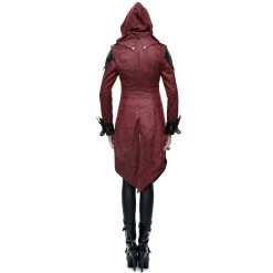 DEVIL FASHION Veste Femmes à Capuche 'Assasins Creed' Rouge -ALCHEMY GOTHIC shop veste femmes a capuche assasins creed rouge 2