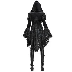 DEVIL FASHION Veste Femmes à Capuche 'Elegant Lace' Noire -ALCHEMY GOTHIC shop veste femmes a capuche elegant lace noire 7