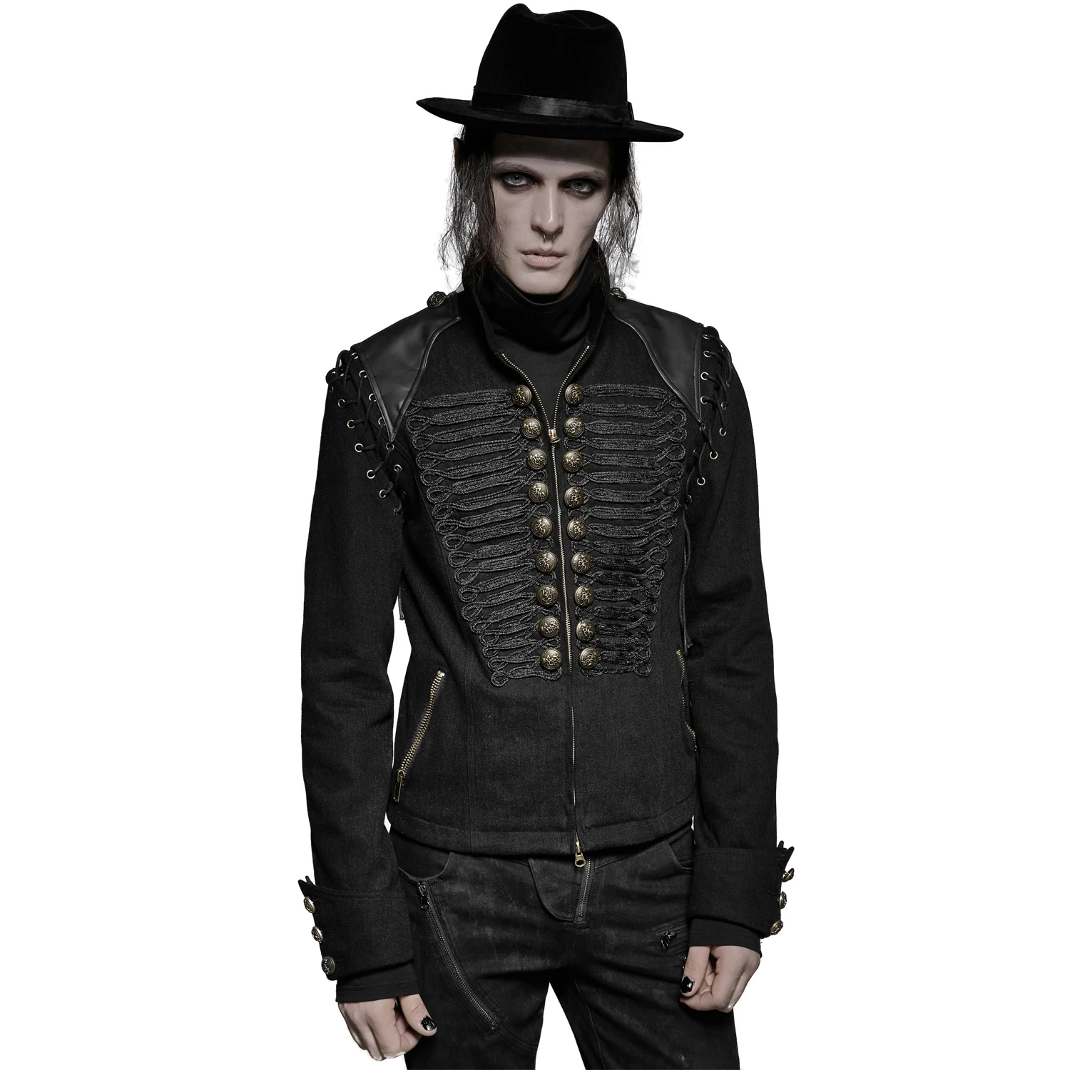 PUNK RAVE Veste-Gilet 2 En 1 'The Smog' Noire 4 PUNK RAVE Veste-Gilet 2 En 1 'The Smog' Noire – Image 2