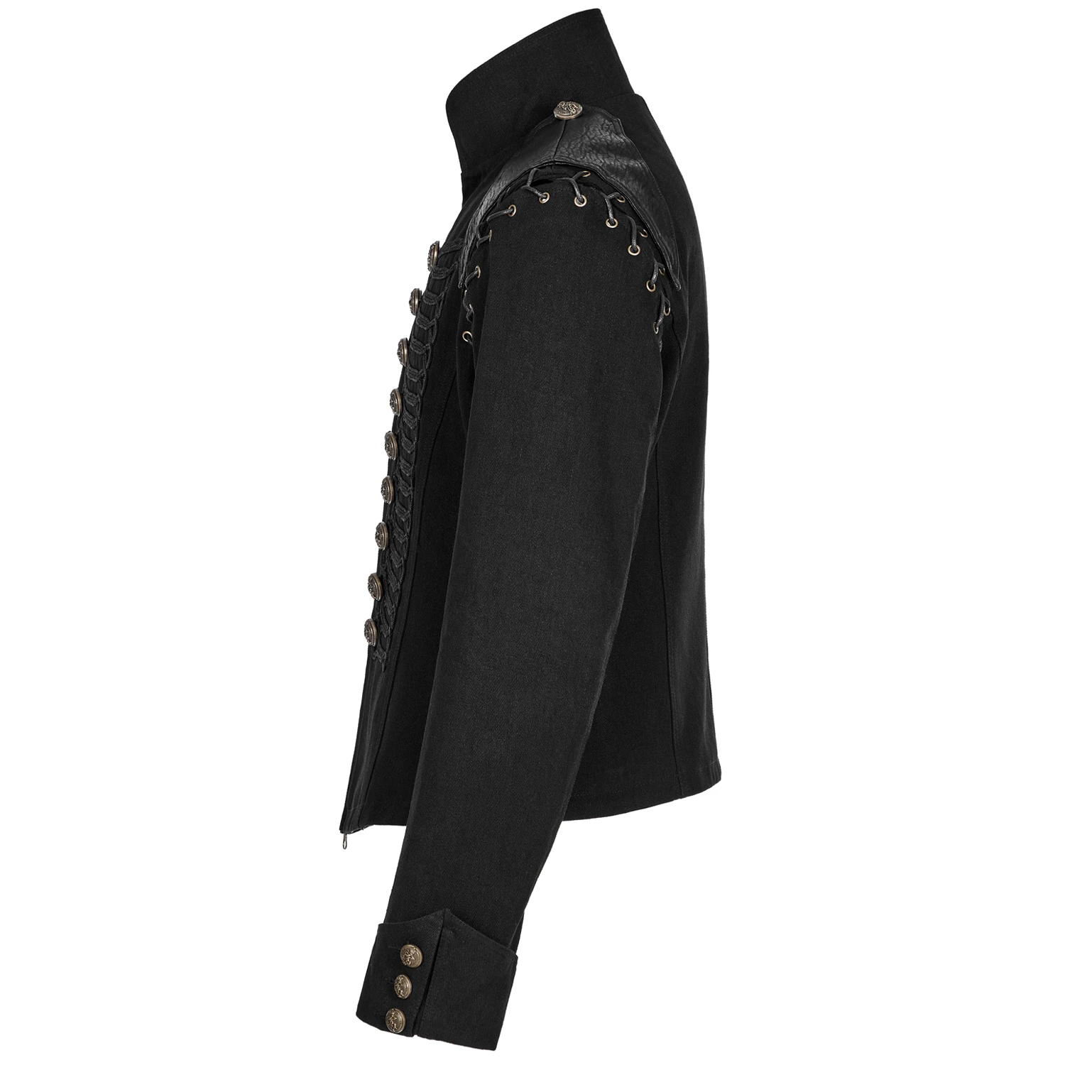 PUNK RAVE Veste-Gilet 2 En 1 'The Smog' Noire 15 PUNK RAVE Veste-Gilet 2 En 1 'The Smog' Noire – Image 13