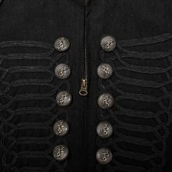 PUNK RAVE Veste-Gilet 2 En 1 'The Smog' Noire 35 PUNK RAVE Veste-Gilet 2 En 1 'The Smog' Noire -ALCHEMY GOTHIC shop veste gilet 2 en 1 the smog noire 13
