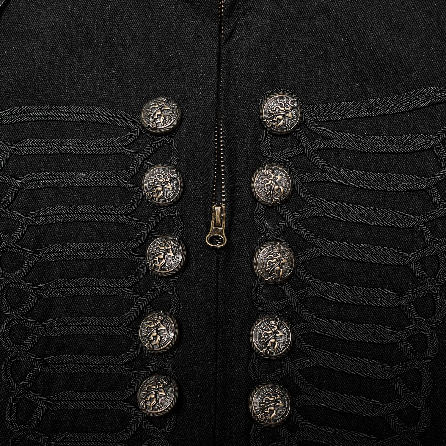 PUNK RAVE Veste-Gilet 2 En 1 'The Smog' Noire 16 PUNK RAVE Veste-Gilet 2 En 1 'The Smog' Noire – Image 14