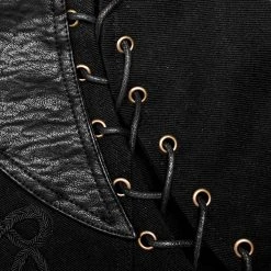 PUNK RAVE Veste-Gilet 2 En 1 'The Smog' Noire 38 PUNK RAVE Veste-Gilet 2 En 1 'The Smog' Noire -ALCHEMY GOTHIC shop veste gilet 2 en 1 the smog noire 16