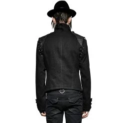 PUNK RAVE Veste-Gilet 2 En 1 'The Smog' Noire 24 PUNK RAVE Veste-Gilet 2 En 1 'The Smog' Noire -ALCHEMY GOTHIC shop veste gilet 2 en 1 the smog noire 2