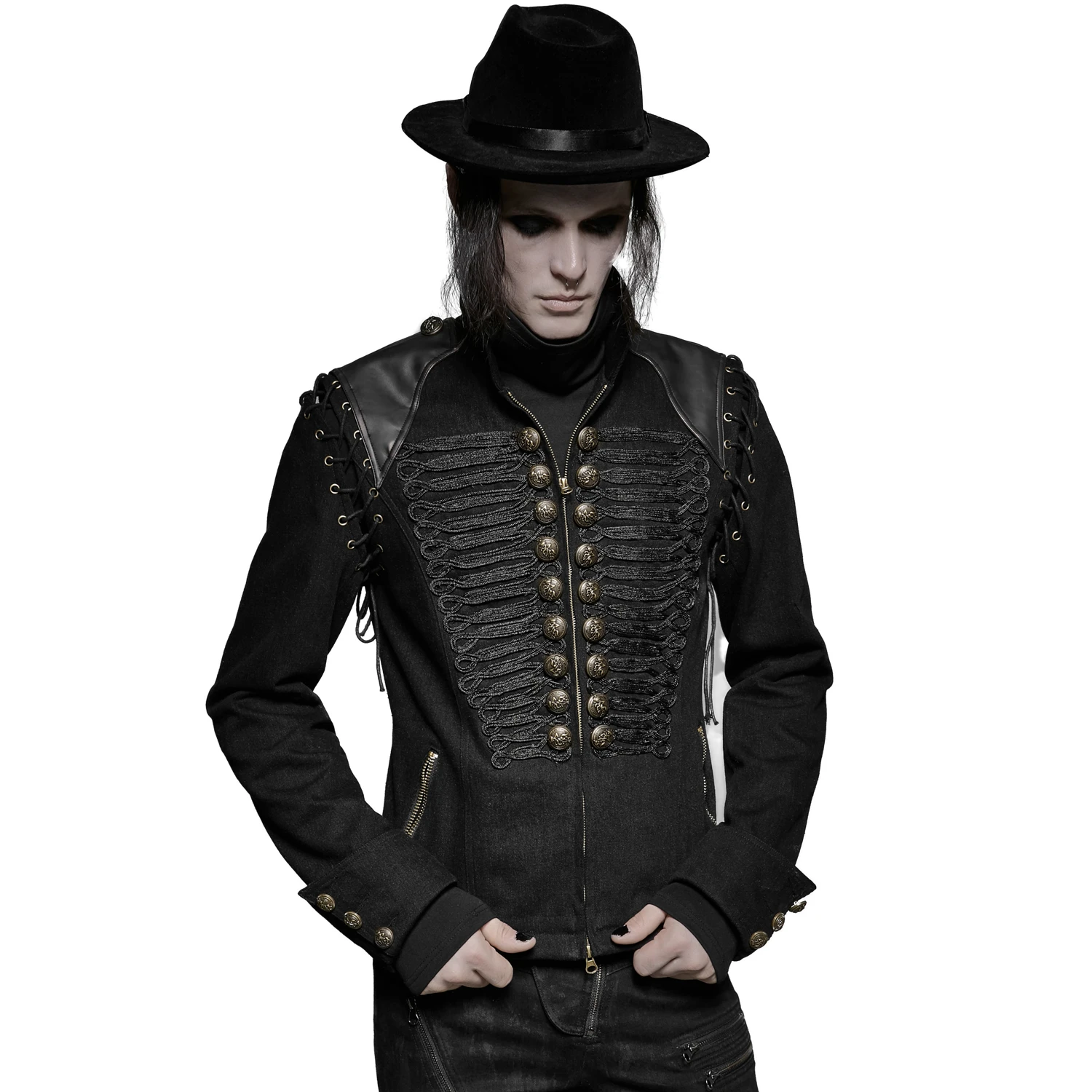 PUNK RAVE Veste-Gilet 2 En 1 'The Smog' Noire 7 PUNK RAVE Veste-Gilet 2 En 1 'The Smog' Noire – Image 5