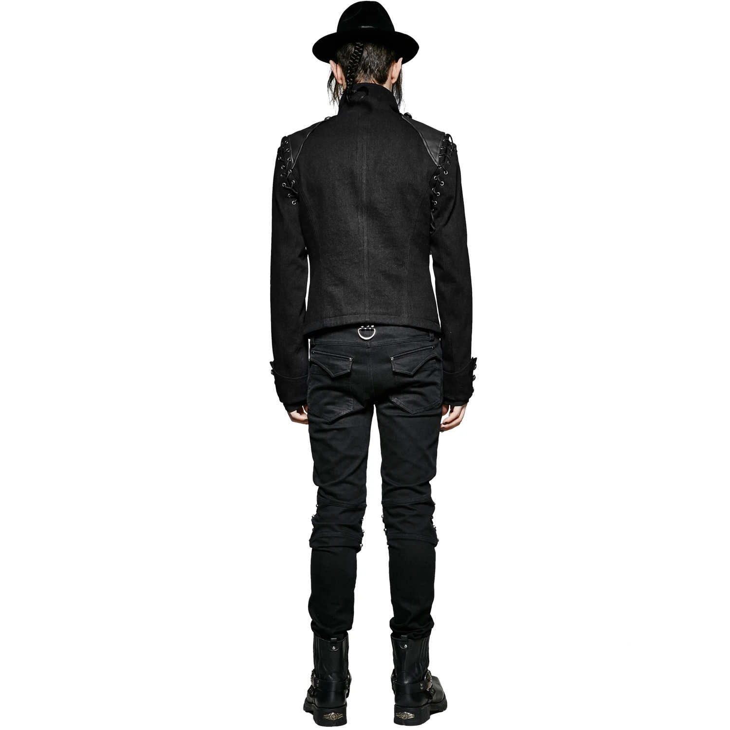 PUNK RAVE Veste-Gilet 2 En 1 'The Smog' Noire 11 PUNK RAVE Veste-Gilet 2 En 1 'The Smog' Noire – Image 9