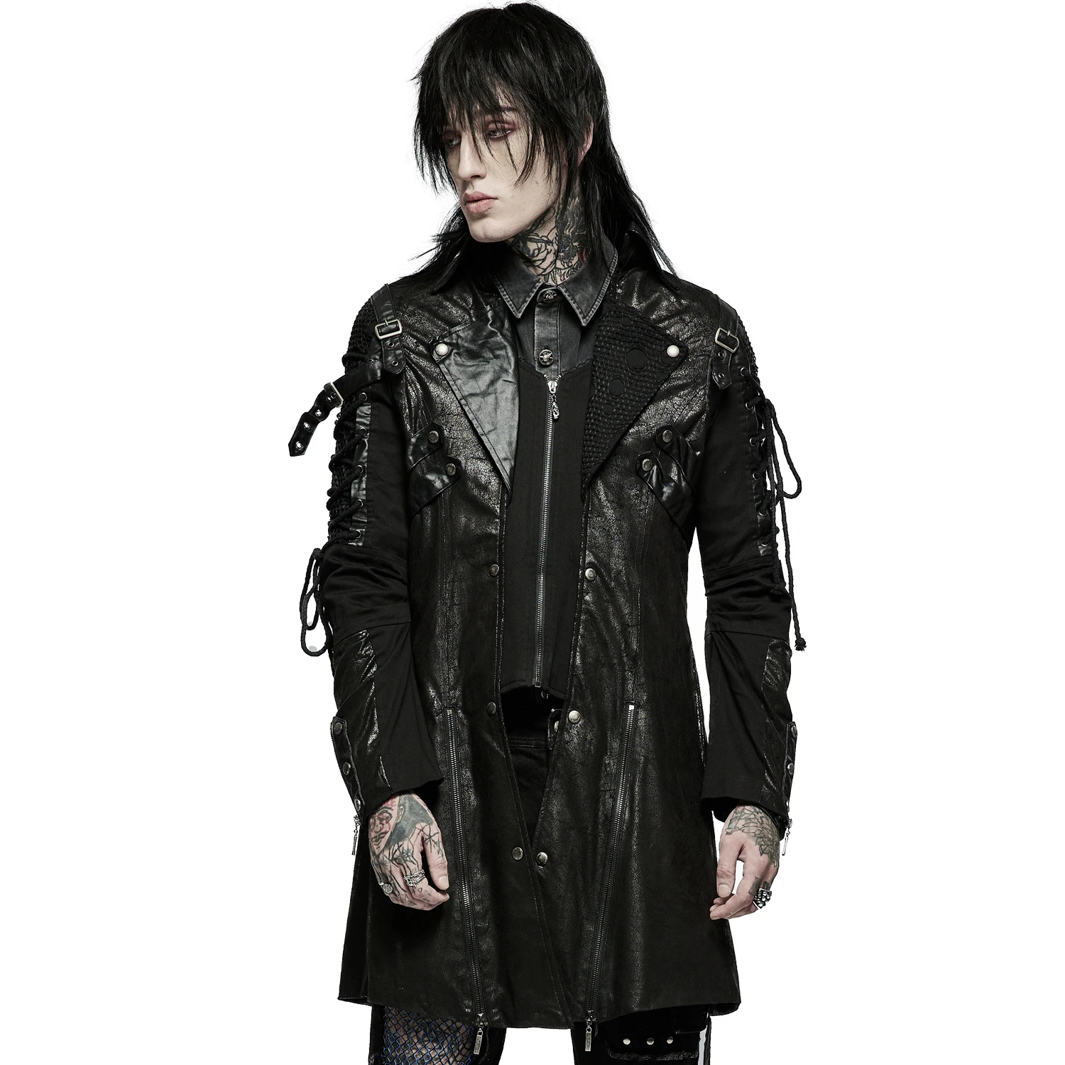 PUNK RAVE Veste Homme 'Poisonblack' Noire 4 PUNK RAVE Veste Homme 'Poisonblack' Noire – Image 2