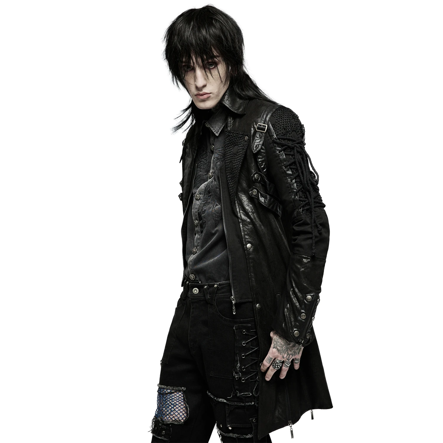 PUNK RAVE Veste Homme 'Poisonblack' Noire 6 PUNK RAVE Veste Homme 'Poisonblack' Noire – Image 4