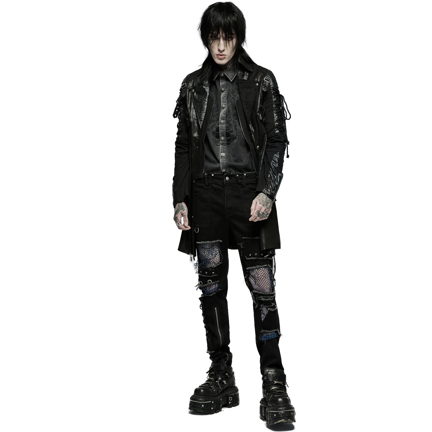 PUNK RAVE Veste Homme 'Poisonblack' Noire 10 PUNK RAVE Veste Homme 'Poisonblack' Noire – Image 8